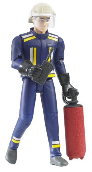 bruder 60100 Feuerwehrmann mit Zubehör Spielfigur