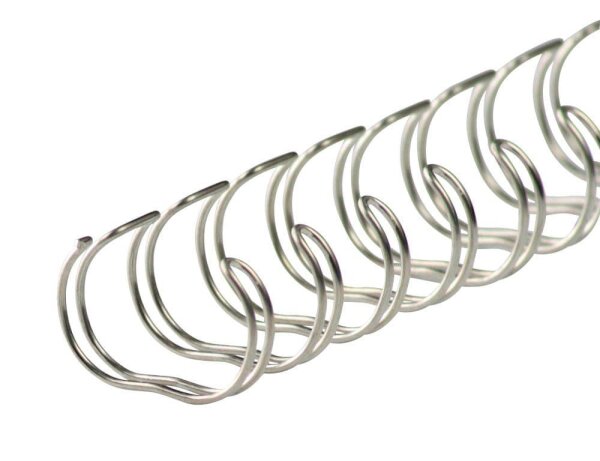 LMG Drahtbinderücken silber für 220 Blatt, 50 St.