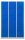 Gürkan Schließfachschrank lichtgrau, enzianblau 106976, 15 Schließfächer 119,0 x 45,0 x 190,0 cm