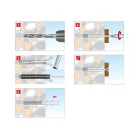 TOX BARRACUDA 013601081 Dübel mit Schrauben Ø 10 mm x 50 mm, 2 St.