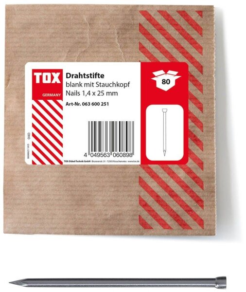 TOX Stauchkopfnägel 063600251 80 St.