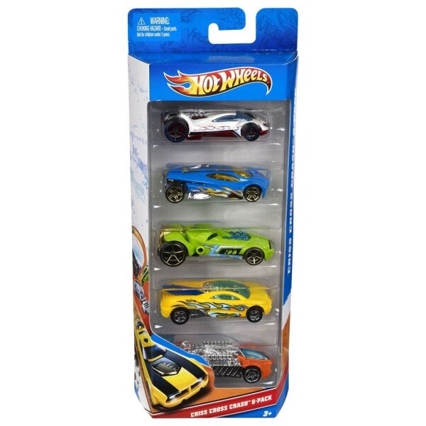 Mattel GAMES Hot Wheels 1806 Spielzeugautos, 5 St.