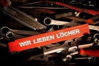 TOX Meterstab WIR LIEBEN LÖCHER, 09969001/T, Holz 200 cm