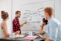 Legamaster magnetischer Stiftehalter weiß Kunststoff 9,8 x 6,9 x 15,3 cm