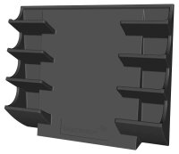 Legamaster magnetischer Stiftehalter schwarz Kunststoff 4...