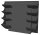 Legamaster magnetischer Stiftehalter schwarz Kunststoff 4 Fächer 12,0 x 4,0 x 15,5 cm