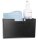 Legamaster magnetischer Stiftehalter schwarz Kunststoff 9,8 x 6,9 x 15,3 cm
