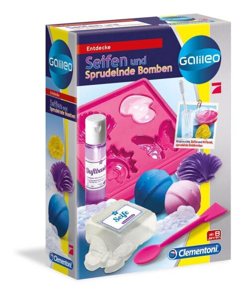 Clementoni Experimentierkasten Seifen und Badekugeln mehrfarbig