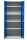 Gürkan Stahlschränke 111307 lichtgrau, enzianblau 4 Fachböden 92,0/80,0 x 42,0/38,0 x 195,0/180,0 cm, aufgebaut, 2 St.