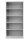 Gürkan Aktenregal lichtgrau 92,0 x 42,0 x 195,0 cm, 1 St.