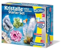 Clementoni Experimentierkasten Kristalle selbst züchten Starter-Set mehrfarbig