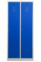 Gürkan Spind lichtgrau, enzianblau 104048, 2...