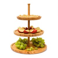 relaxdays Etagere braun Höhe: 37,0 cm, 1 St.