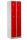 Gürkan Spind lichtgrau, feuerrot 105934, 4 Schließfächer 60,0 x 50,0 x 195,0 cm