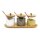 relaxdays Vorratsdosen-Set JIAO transparent, 1 Set
