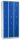 Gürkan Spind lichtgrau, enzianblau 106124, 6 Schließfächer 90,0 x 50,0 x 195,0 cm