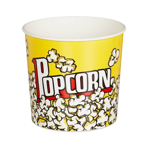relaxdays Popcorneimer gelb 2,8 l, 6 St.