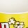 relaxdays Popcorneimer gelb 2,8 l, 6 St.
