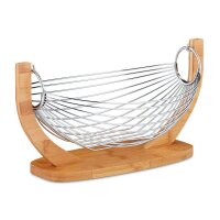 relaxdays Obstkorb braun 38,0 x 23,0 cm, 1 St.