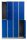 Gürkan Spind lichtgrau, enzianblau 106316, 8 Schließfächer 117,0 x 50,0 x 195,0 cm
