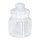 relaxdays Vorratsdosen 15,5 cm hoch transparent 0,7 l, 6 St.