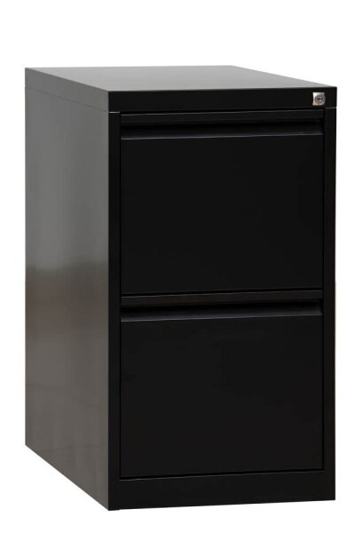 Gürkan Hängeregistraturschrank schwarz 2 Schubladen 40,0 x 62,0 x 70,0 cm, 1 St.