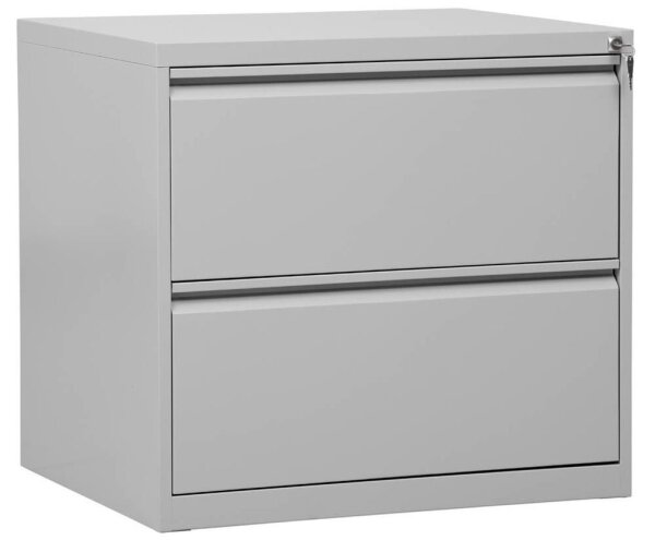 Gürkan Hängeregistraturschrank lichtgrau 2 Schubladen 76,0 x 62,0 x 70,0 cm, 1 St.