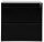 Gürkan Hängeregistraturschrank schwarz 2 Schubladen 76,0 x 62,0 x 70,0 cm, 1 St.