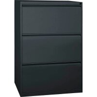 Gürkan Hängeregistraturschrank schwarz 3...