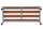 Gürkan Garderobenbank 107192 grau, buche Holz 100,0 cm