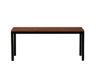 Gürkan Garderobenbank 107193 schwarz, buche Holz...