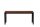 Gürkan Garderobenbank 107193 schwarz, buche Holz 100,0 cm