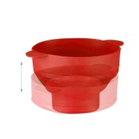 relaxdays Popcornmaker für Mikrowelle rot, 1 St.  ( 10021759_47 )