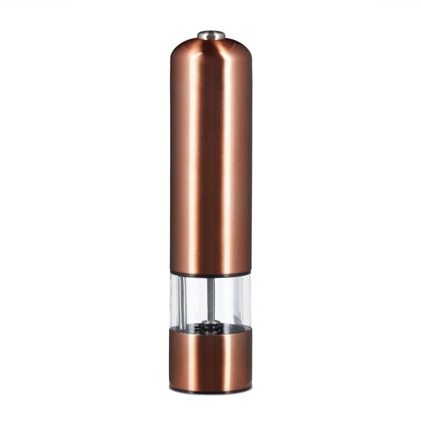 relaxdays elektrische Pfeffermühle bronze Höhe: 23,0 cm, 1 St.