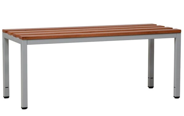 Gürkan Garderobenbank 107224 grau, buche Holz 150,0 cm