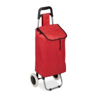 relaxdays Einkaufstrolley Kunstfaser rot 42,0 x 28,0 x...