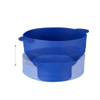 relaxdays Popcornmaker für Mikrowelle blau, 1 St.
