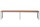 Gürkan Garderobenbank 107256 grau, buche Holz 160,0 cm