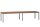 Gürkan Garderobenbank 107240 grau, buche Holz 200,0 cm