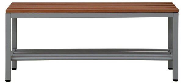 Gürkan Schuhbank 107184 grau, buche Holz 100,0 cm