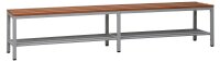 Gürkan Schuhbank 107232 grau, buche Holz 200,0 cm