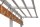 Gürkan Garderobenbank mit Haken und Schuhrost 107316 grau, buche Holz 200,0 cm