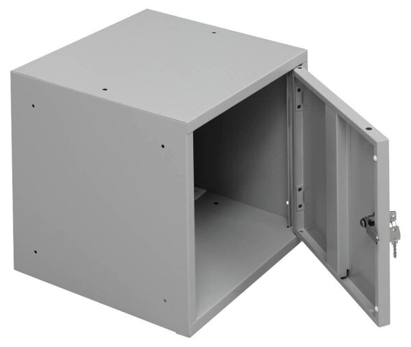 Gürkan Schließfachschrank lichtgrau 106997, 1 Schließfach 38,0 x 38,0 x 38,0 cm