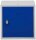 Gürkan Schließfachschrank lichtgrau, enzianblau 107001, 1 Schließfach 38,0 x 38,0 x 38,0 cm