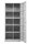 Gürkan Schließfachschrank lichtgrau 107699, 10 Schließfächer 80,0 x 45,0 x 190,0 cm