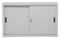 Gürkan Schiebetürenschrank, 100266 lichtgrau 1 Fachboden 120,0 x 45,0 x 75,0 cm