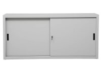 Gürkan Schiebetürenschrank, 100268 lichtgrau 1 Fachboden 160,0 x 45,0 x 75,0 cm