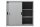 Gürkan Schiebetürenschrank, 100277 lichtgrau 2 Fachböden 120,0 x 45,0 x 109,0 cm