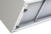 Gürkan Schiebetürenschrank, 100282 lichtgrau 4 Fachböden 120,0 x 45,0 x 195,0 cm