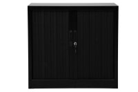 Gürkan Rollladenschrank schwarz 1 Fachboden 80,0 x 46,0 x 75,0 cm